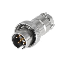 GX16 6Pin Aviation Connector Reverse Type Male Plug and Female Socket Back Mount Solder Type for Cable