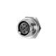 GX16 6Pin Aviation Connector Reverse Type Male Plug and Female Socket Back Mount Solder Type for Cable GX16 6Pin Aviation Connector Reverse Type Male Plug and Female Socket Back Mount Solder Type for Cable