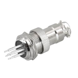GX16 7Pin Male Female Circular Aviation Connector Plug 16MM Wire Panel Metal Connector PCB Mount