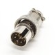 GX16 8 Pin aviation Connector Reverse Straight Male Plug For Cable