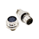 GX16 8 Pin Connector Reverse Straight Male Plug and Female Socket Back Mount Solder Type for Cable GX16 8 Pin Connector Reverse Straight Male Plug and Female Socket Back Mount Solder Type for Cable