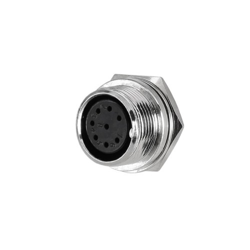 GX16 8 Pin Connector Reverse Straight Male Plug and Female Socket Back Mount Solder Type for Cable GX16 8 Pin Connector Reverse Straight Male Plug and Female Socket Back Mount Solder Type for Cable