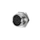 GX16 8 Pin Connector Reverse Straight Male Plug and Female Socket Back Mount Solder Type for Cable GX16 8 Pin Connector Reverse Straight Male Plug and Female Socket Back Mount Solder Type for Cable