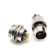 GX16 8 Pin Connector Reverse Straight Male Plug and Female Socket Back Mount Solder Type for Cable GX16 8 Pin Connector Reverse Straight Male Plug and Female Socket Back Mount Solder Type for Cable