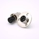 GX16 8 Pin Connector Standard Type Straight Female Pulg to Male Socket Flange Mounting Solder Cup For Cable GX16 8 Pin Connector Standard Type Straight Female Pulg to Male Socket Flange Mounting Solder Cup For Cable