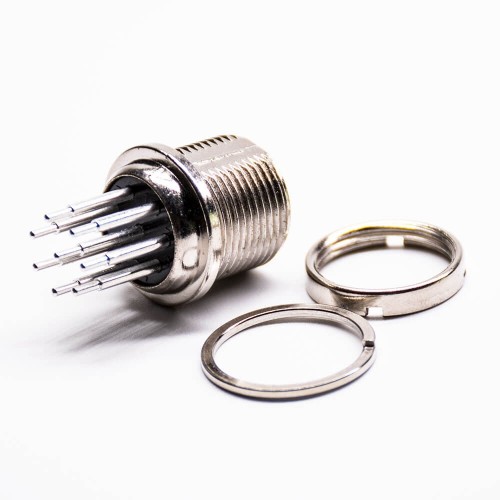 GX16 8 Pin Connector Straight Standard Type Male Socket Frount Bulkhead PCB Mount GX16 8 Pin Connector Straight Standard Type Male Socket Frount Bulkhead PCB Mount