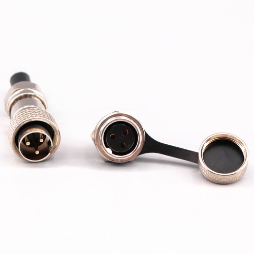 GX16 Aviation Circular Connector 3pin IP67 Waterproof Reverse Type Male and Female Diameter 16mm Solder GX16 Aviation Circular Connector 3pin IP67 Waterproof Reverse Type Male and Female Diameter 16mm Solder