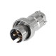 GX16 Aviation Circular Connector 3pin Male Plug and Female Socket Diameter 16mm Solder Type GX16 Aviation Circular Connector 3pin Male Plug and Female Socket Diameter 16mm Solder Type