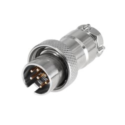 GX16 Aviation Circular Connector 7pin Male Plug and Female Socket Diameter 16mm Solder Type