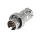 GX16 Aviation Circular Connector 7pin Male Plug and Female Socket Diameter 16mm Solder Type GX16 Aviation Circular Connector 7pin Male Plug and Female Socket Diameter 16mm Solder Type