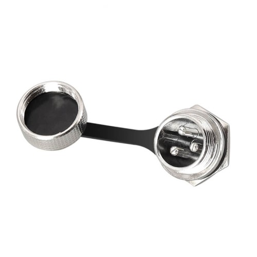 GX16 Aviation Connector 16mm Thread GX16-3 Pin IP67 Waterproof Male Socket Back Mount Solder Type GX16 Aviation Connector 16mm Thread GX16-3 Pin IP67 Waterproof Male Socket Back Mount Solder Type