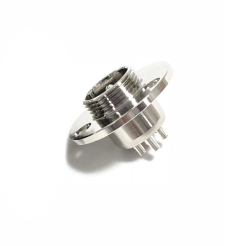 GX16 Aviation Connector 6 Pin Male Socket Flange Round Connector Panel Receptacles