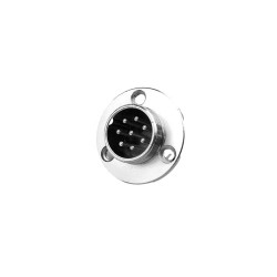 GX16 Aviation Connector 8 Pin Male Socket Flange Round Connector Panel Receptacles