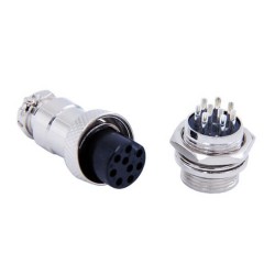 GX16 Aviation Connector 9 Pin Straight Circular Electrical Connector