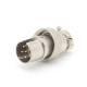 GX16 Connector 6 Pin Reverse Straight Male Plug For Cable