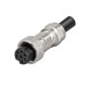 GX16 Connector 7Pin Straight Female Plug to Male Socket Back Mount Solder Type For Cable IP67 Waterproof GX16 Connector 7Pin Straight Female Plug to Male Socket Back Mount Solder Type For Cable IP67 Waterproof