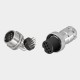 GX16 Connector 8Pin Straight Female Plug to Right Angled Male Socket Front Mount Solder Type For PCB GX16 Connector 8Pin Straight Female Plug to Right Angled Male Socket Front Mount Solder Type For PCB