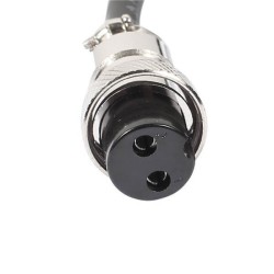 GX16 Connector Wiring 2 Pin Male to Female Cable Cordset 16mm Aviation Connector with 1M Cable Wire