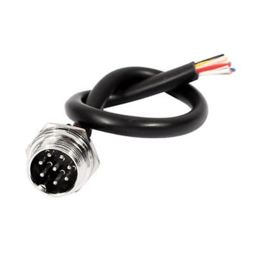 GX16 Panel Mount GX16 8 Pin Male Cable Waterproof Electrical Cable Cordset 1M