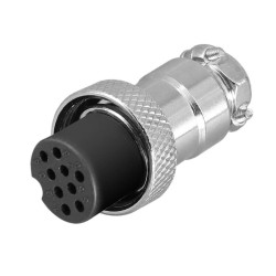 GX16 Right Angled Connector GX16-9 Pin Male and Female Right Angled Socket for PCB