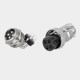GX16 Standard Type Connector GX16-4 Pin Male and Female Right Angled Socket for PCB GX16 Standard Type Connector GX16-4 Pin Male and Female Right Angled Socket for PCB