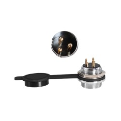 GX20 3pin Aviation Connector Waterproof Straight Male and Female Metal Connector