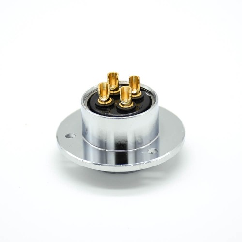GX20 4 Pin Connector Standard Type Straight Female Pulg to Male Socket Flange Mounting Solder Cup For Cable GX20 4 Pin Connector Standard Type Straight Female Pulg to Male Socket Flange Mounting Solder Cup For Cable