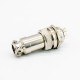 GX20 8 Pin Connector Straight Standard Type Female Pulg to Male Socket Rear Bulkhead Solder Type For Cable GX20 8 Pin Connector Straight Standard Type Female Pulg to Male Socket Rear Bulkhead Solder Type For Cable