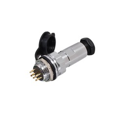 GX20 Aviation Connector 9pin Waterproof Straight Male and Female Metal Connector