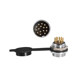 GX20 Aviation Connector Waterproof 15pin Straight Male and Female Metal Connector