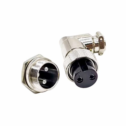 GX20 Connector 2 Pin Angled Female Plug Aviation Wrie Connector Metal Male Socket Back Mount Solder Cup GX20 Connector 2 Pin Angled Female Plug Aviation Wrie Connector Metal Male Socket Back Mount Solder Cup