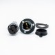 GX25 2 pin Connector Straight Flange Mount Connector