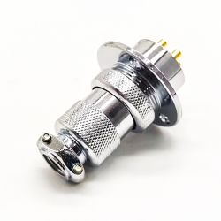 GX25 Aviation Plug Socket Connector 4P Flange Straight Male and Female Electrical Connector