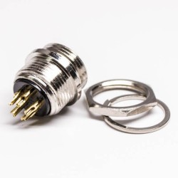 RP GX16-5P Panel Mount Connector Female Socket Aviation Connector