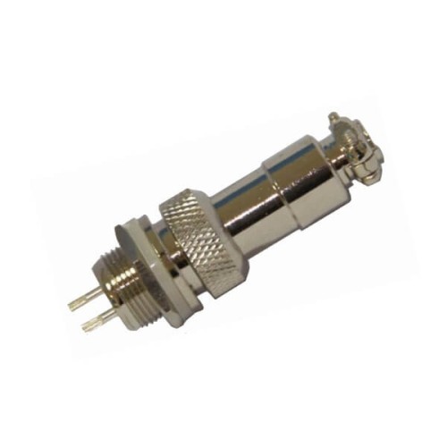 Wire Panel Connectors 2 Pin GX12 Aviation Connector Straight Receptacle and Cable Plug Wire Panel Connectors 2 Pin GX12 Aviation Connector Straight Receptacle and Cable Plug