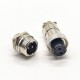 Wire Panel Connectors 2 Pin GX12 Aviation Connector Straight Receptacle and Cable Plug 5sets Wire Panel Connectors 2 Pin GX12 Aviation Connector Straight Receptacle and Cable Plug 5sets