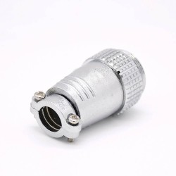 15 Pin Connector Round P24 Male Plug Straight Connector for Cable