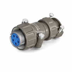 P20 5-Core Female Plug Straight Welding P20K9Q Aviation Connector
