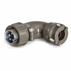 P20 5-Core Male Plug Reverse Welding Bent P20J9S Aviation Connector
