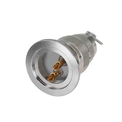 Sealed Aviation Connector KF2502 2 Pin Glass Sealed Male and Female Plugs for Vacuum Connection