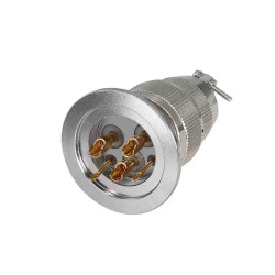 Sealed Aviation Connector KF2505 5 Pin Glass Sealed Male and Female Plugs for Vacuum Connection