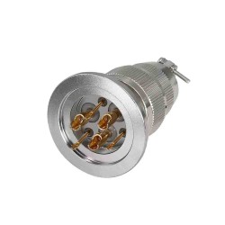 Sealed Aviation Connector KF2506 6 Pin Glass Sealed Male and Female Plugs for Vacuum Connection