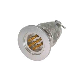 Sealed Aviation Connector KF2507 7 Pin Glass Sealed Male and Female Plugs for Vacuum Connection