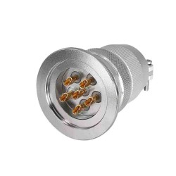 Sealed Aviation Connector KF4006(50A) 6 Pin Glass Sealed Male and Female Plugs for Vacuum Connection