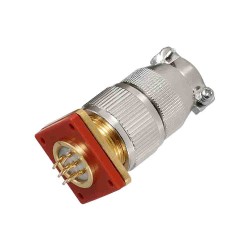 Sealed Aviation Connector MX15 8 Core Whole Set Glass Sealed Male and Female Plugs for Vacuum Connection