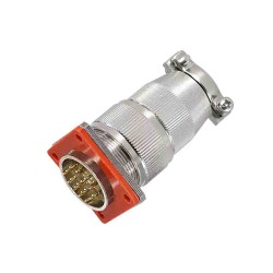 Sealed Aviation Connector MX23 19 Core Docking Whole Set Glass Sealed Male and Female Plugs for Vacuum Connection