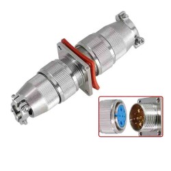 Sealed Aviation Connector MX23 6 Core Docking Whole Set Glass Sealed Male and Female Plugs for Vacuum Connection