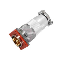 Sealed Aviation Connector MX23 7 Core Whole Set Glass Sealed Male and Female Plugs for Vacuum Connection