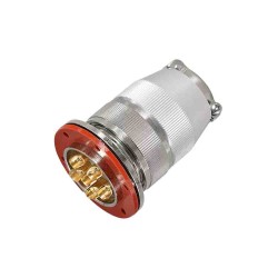 Sealed Aviation Connector MX33 6 Core 50A Whole Set Glass Sealed Male and Female Plugs for Vacuum Connection