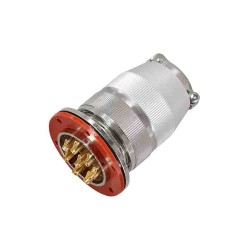 Sealed Aviation Connector MX33 8 Core 30A Whole Set Glass Sealed Male and Female Plugs for Vacuum Connection